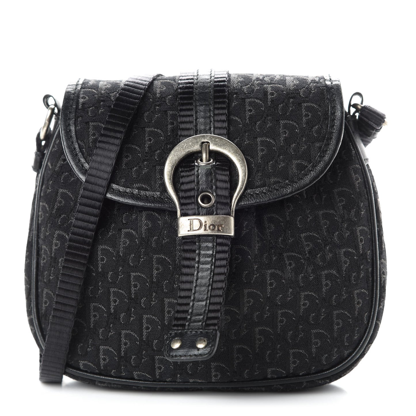 Monogram Crossbody Bag Black
