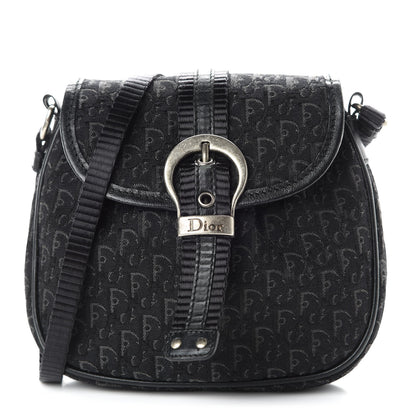 Christian Dior Monogram Crossbody Bag Black 1 of 8