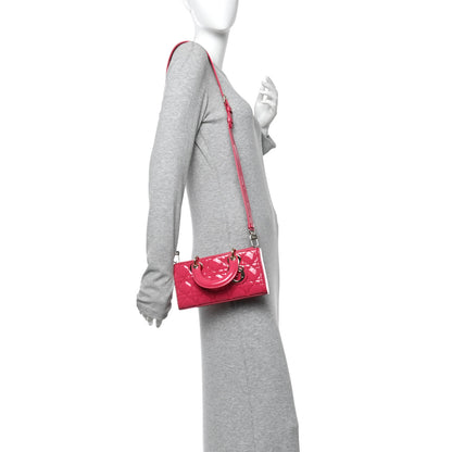Christian Dior Patent Cannage Small Lady D-Joy Mexican Red 2 of 9