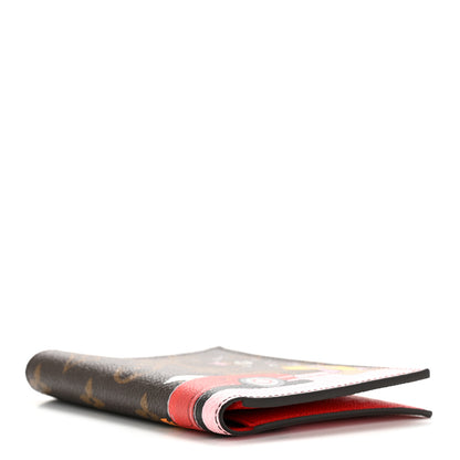 Louis Vuitton Monogram 2019 Christmas Animation Passport Cover Rouge 4 of 10