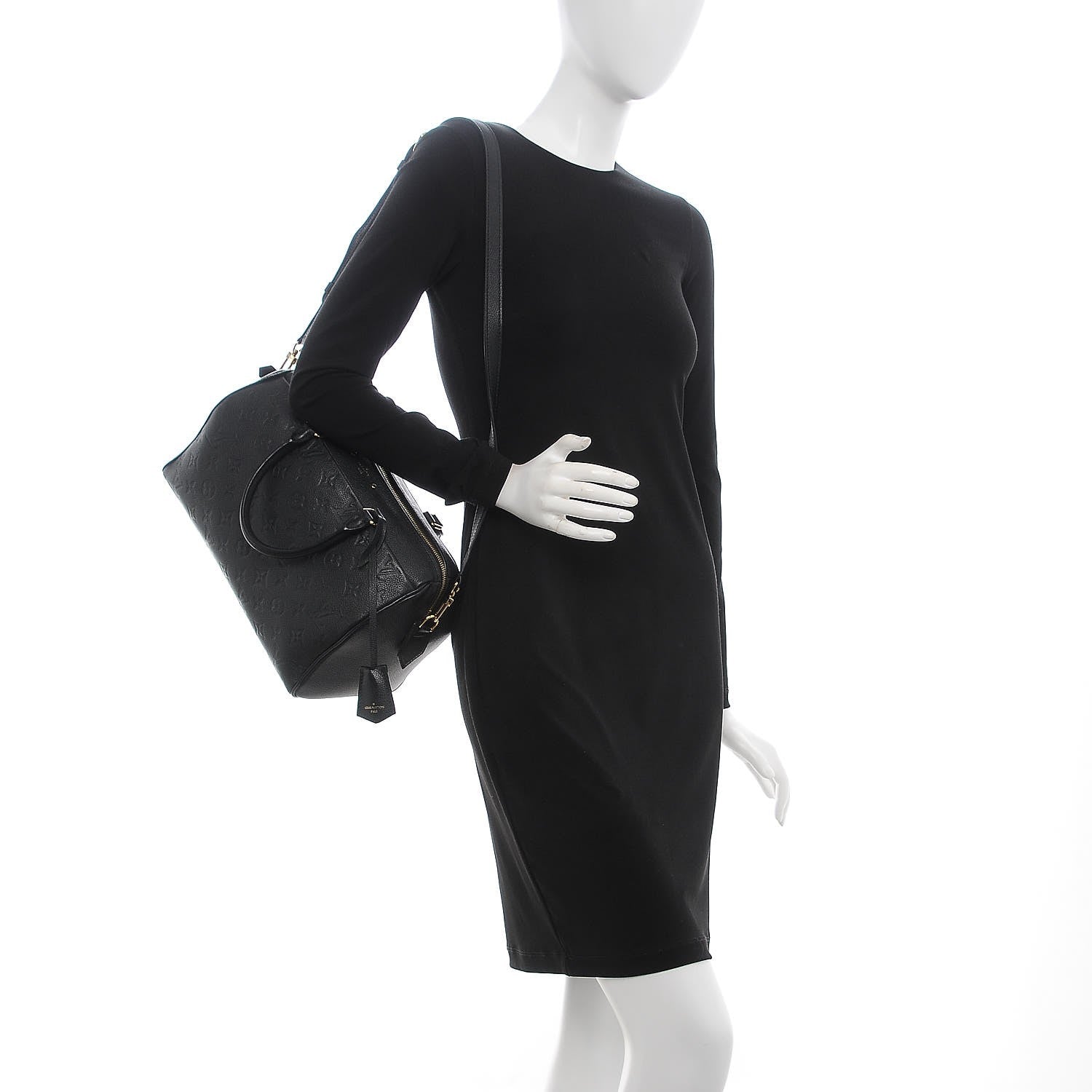 Louis Vuitton Empreinte Speedy Bandouliere 30 NM Black 2 of 9
