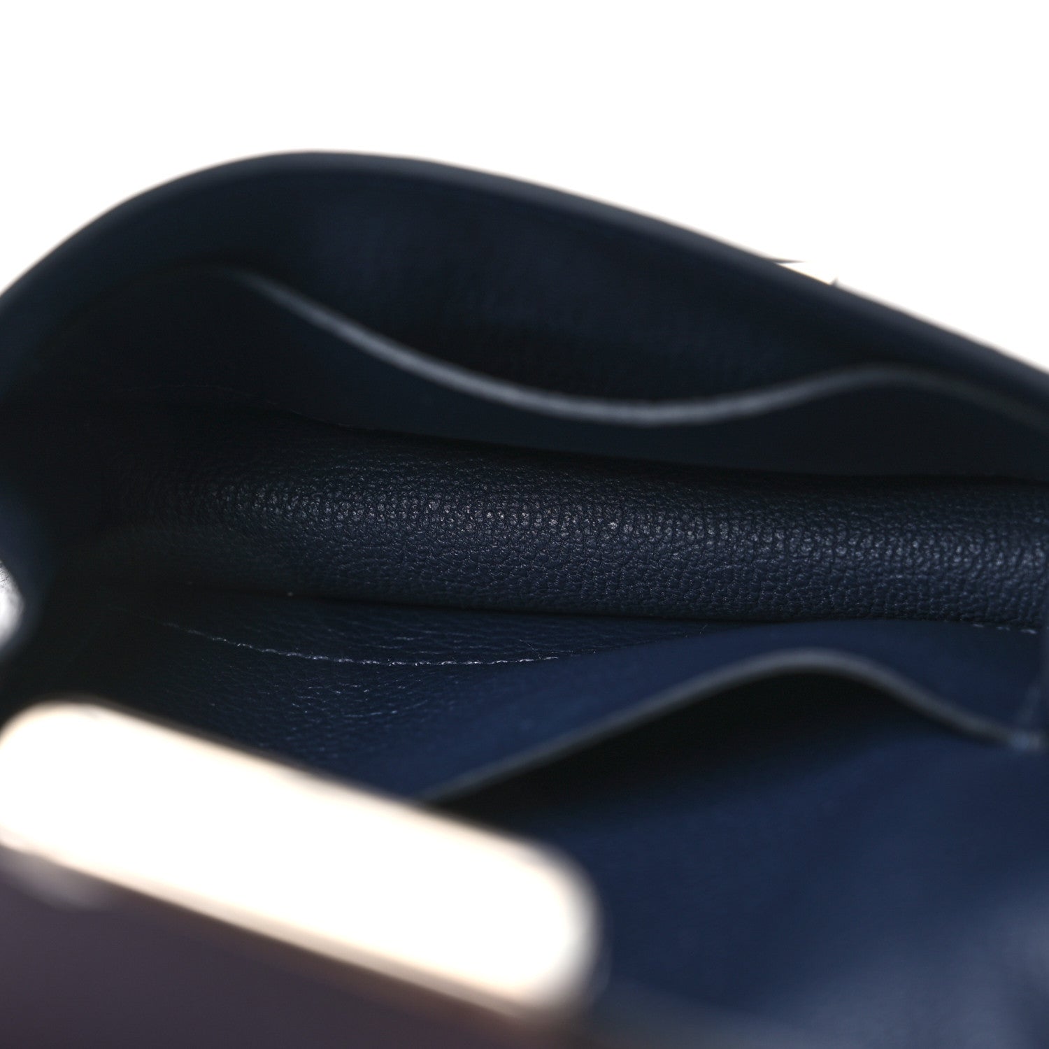 Hermes Evercolor Constance Slim Wallet Bleu Nuit 6 of 10