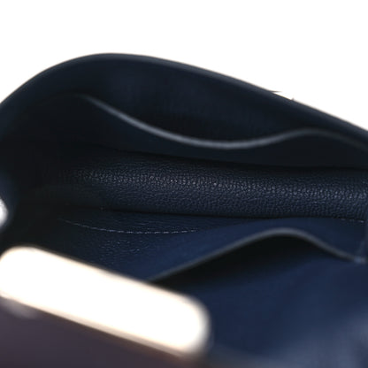 Hermes Evercolor Constance Slim Wallet Bleu Nuit 6 of 10