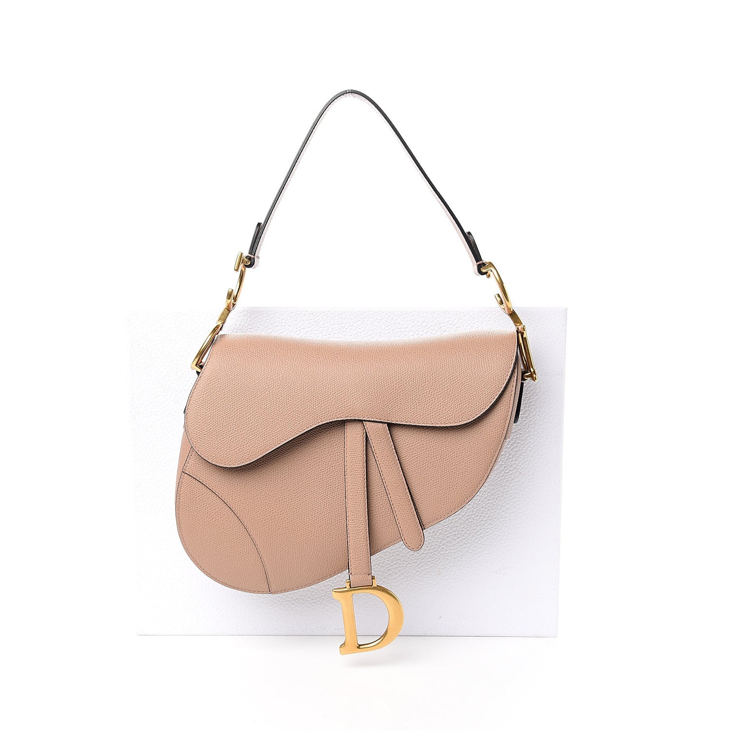 Grained Calfskin Saddle Bag Fard