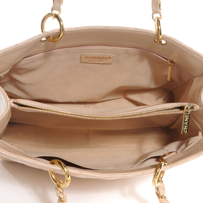 Chanel Caviar Grand Shopping Tote GST Beige Clair 5 of 7
