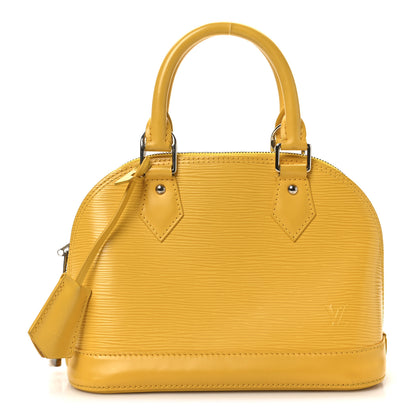 Louis Vuitton Epi Alma BB Citron 7 of 9