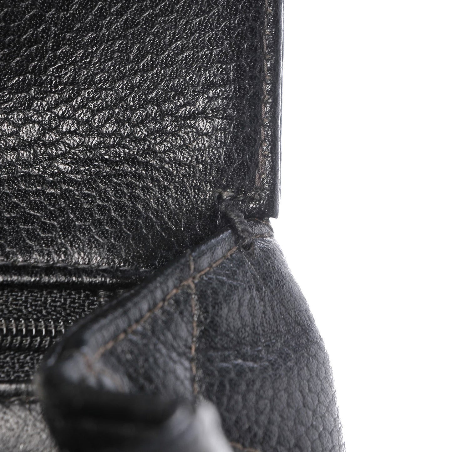 Caviar Quilted Jumbo Kelly Flap Black