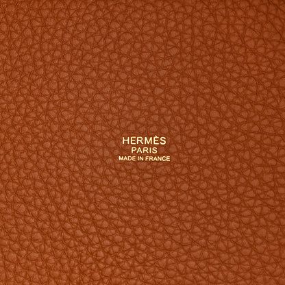 Hermes Taurillon Clemence Picotin Lock 18 PM Gold 6 of 11