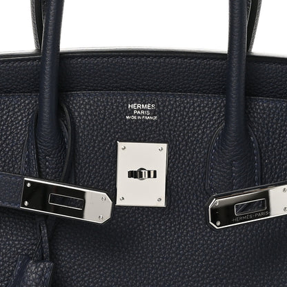 Hermes Togo Birkin 30 Bleu Nuit 6 of 11