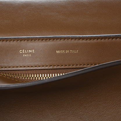 Celine Calfskin Suede Medium Tri-Color Trapeze Bright Blue 7 of 8