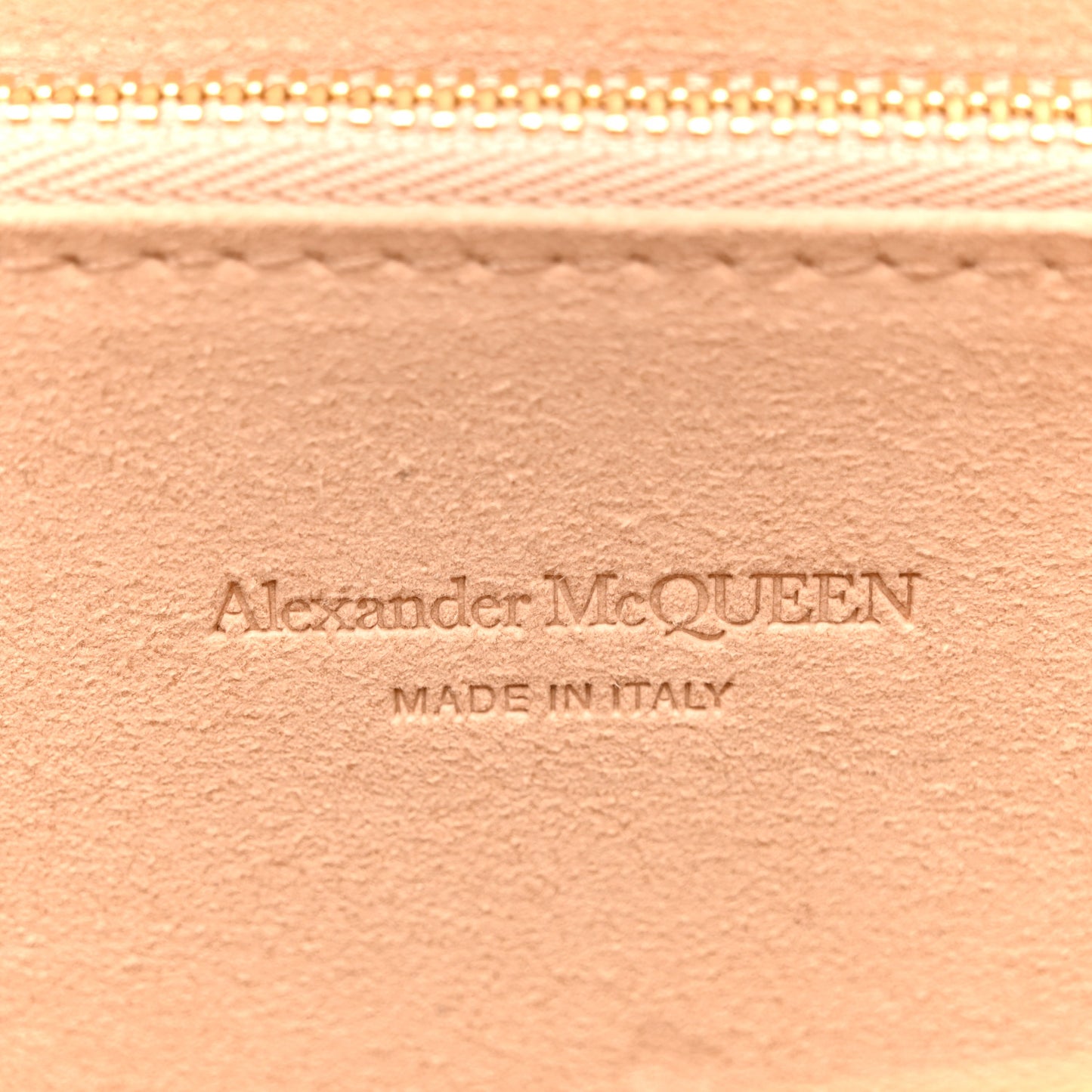 Calfskin Crocodile Embossed Knuckle Flat Clutch Black Gold