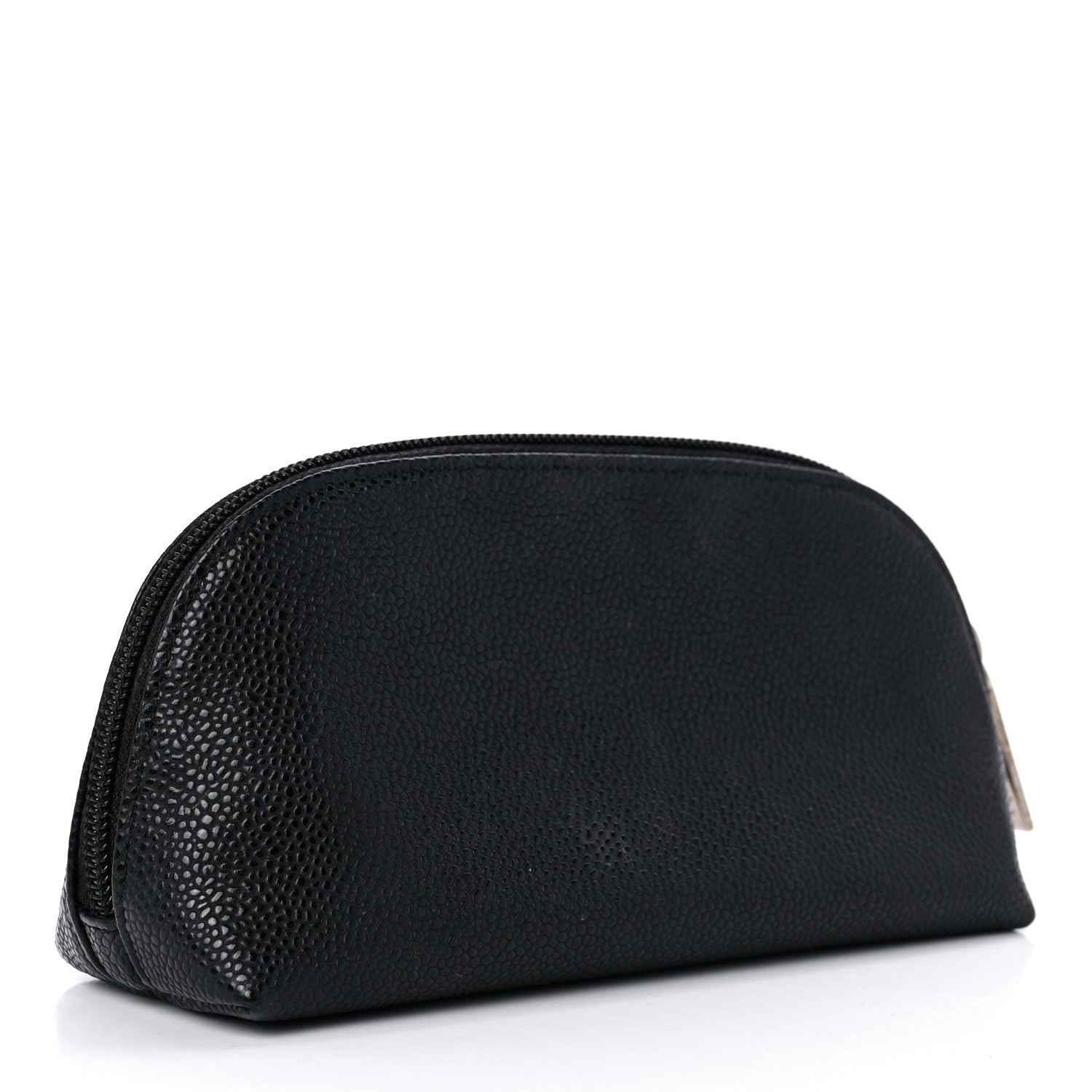 Chanel Caviar Timeless CC Cosmetic Pouch Bag Black 3 of 10