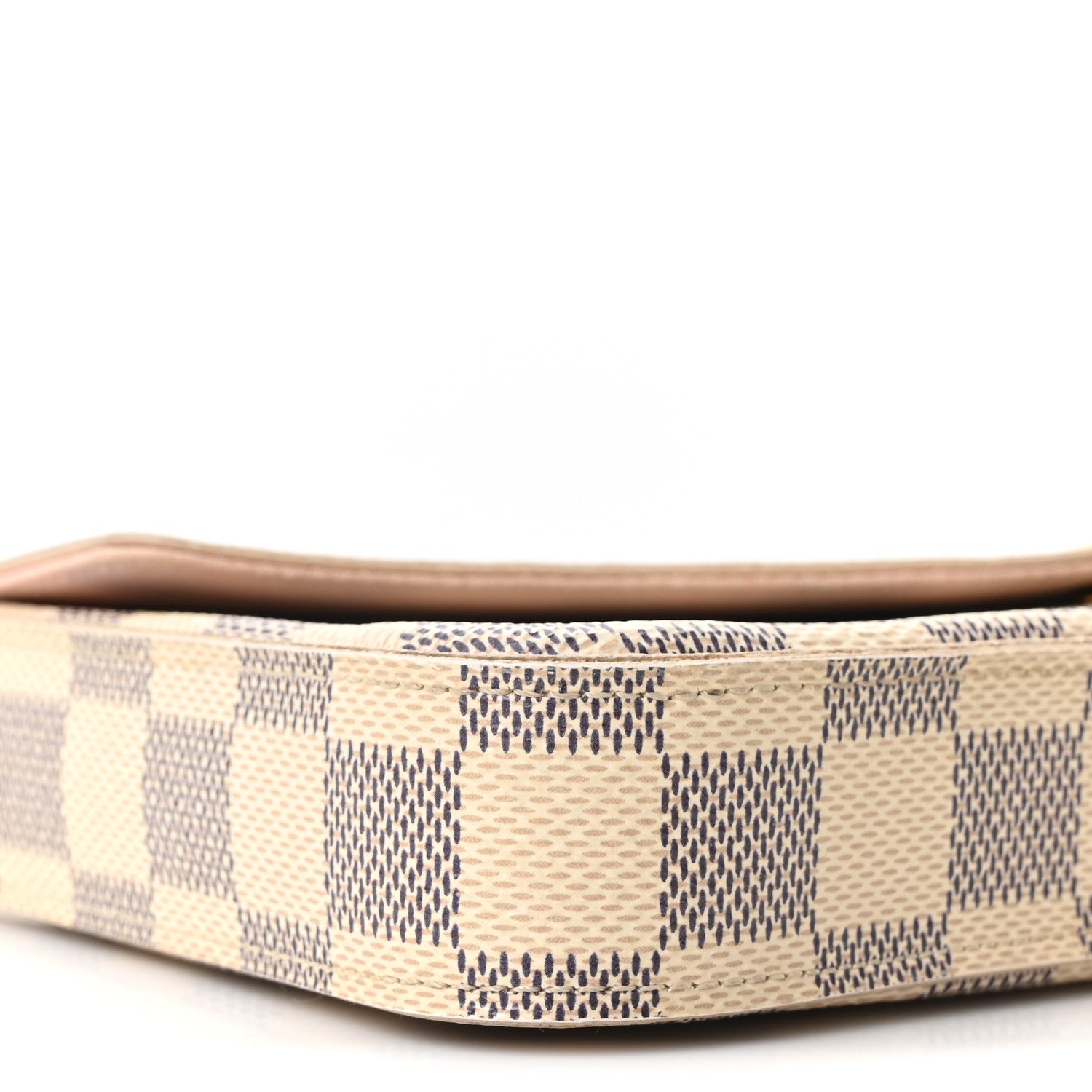 Louis Vuitton Damier Azur Pochette Felicie Chain Wallet Rose Ballerine 10 of 11