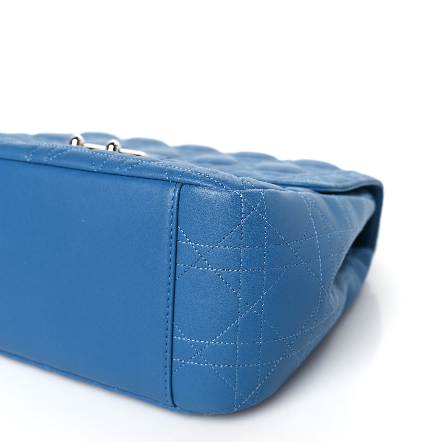 Christian Dior Lambskin Cannage Large Miss Dior Flap Blue 8 of 8