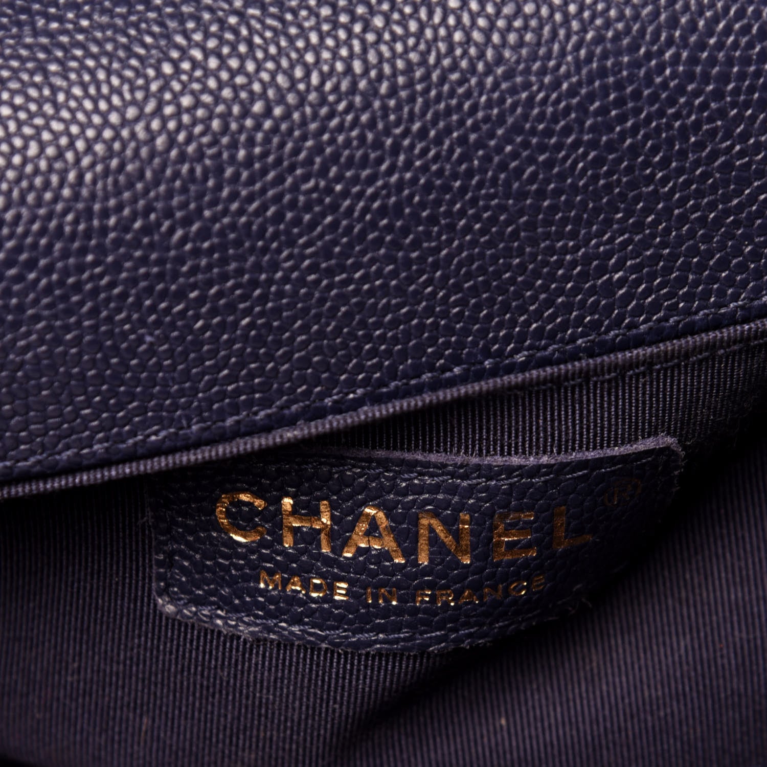 Chanel Caviar Quilted Small Boy Flap Navy 10 of 23