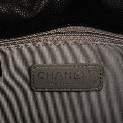 Chanel Caviar Quilted Large French Riviera Flap Black 6 of 7