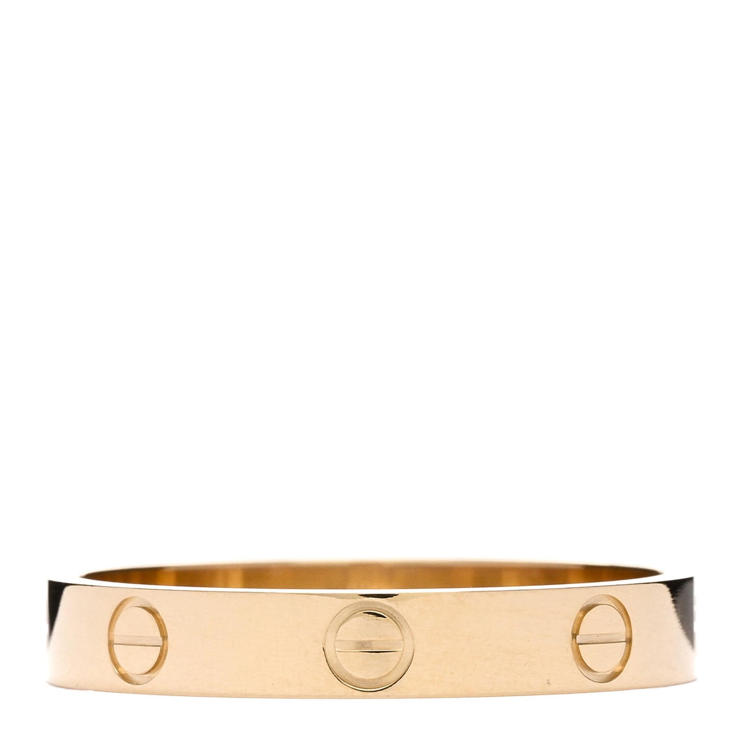 18K Yellow Gold 3.5mm LOVE Wedding Band Ring 62 10