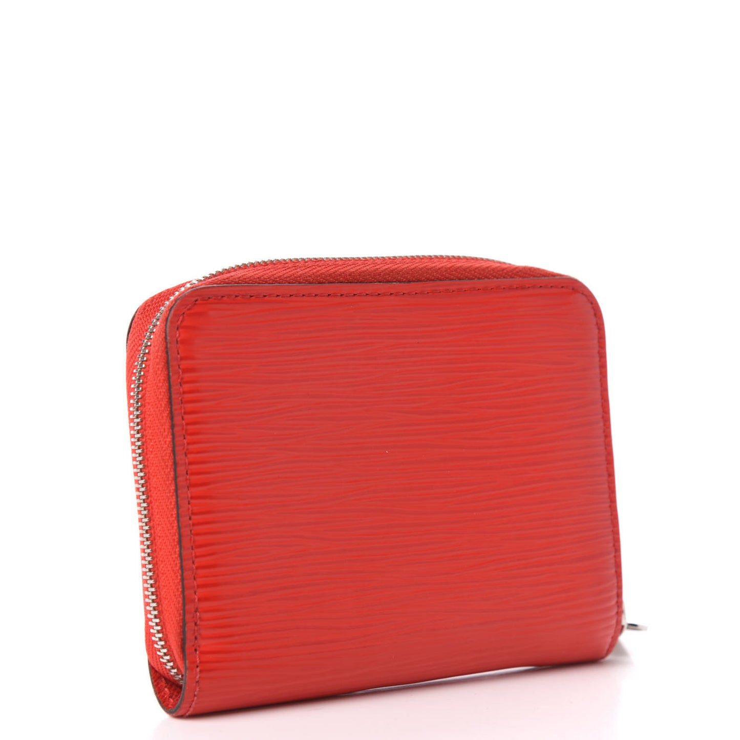 Epi Zippy Coin Purse Coquelicot