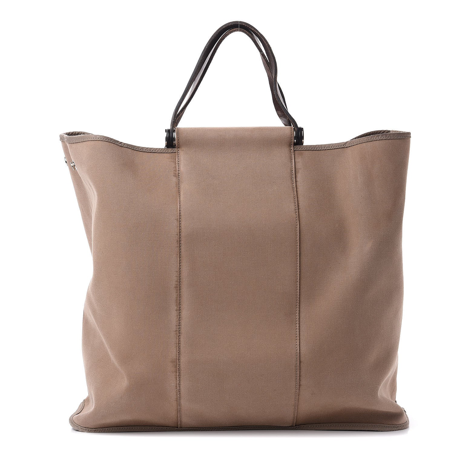 Hermes Toile Cabag Twist 42 GM Etoupe 1 of 11