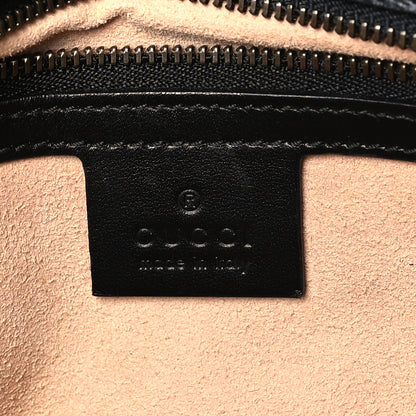 Gucci Calfskin Matelasse Small GG Marmont Shoulder Bag Black 6 of 9