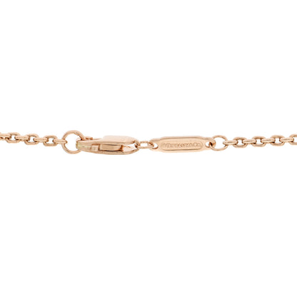 Tiffany 18K Rose Gold Small Lock Pendant Necklace 5 of 7