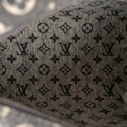 Louis Vuitton Denim Monogram Jacquard Speedy Bandouliere 25 Black 5 of 10