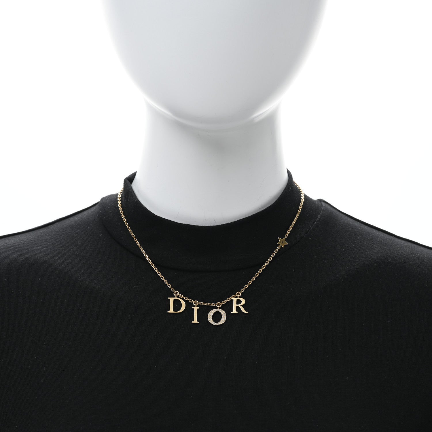 Christian Dior Crystal Dio(r)evolution Necklace Gold 2 of 4