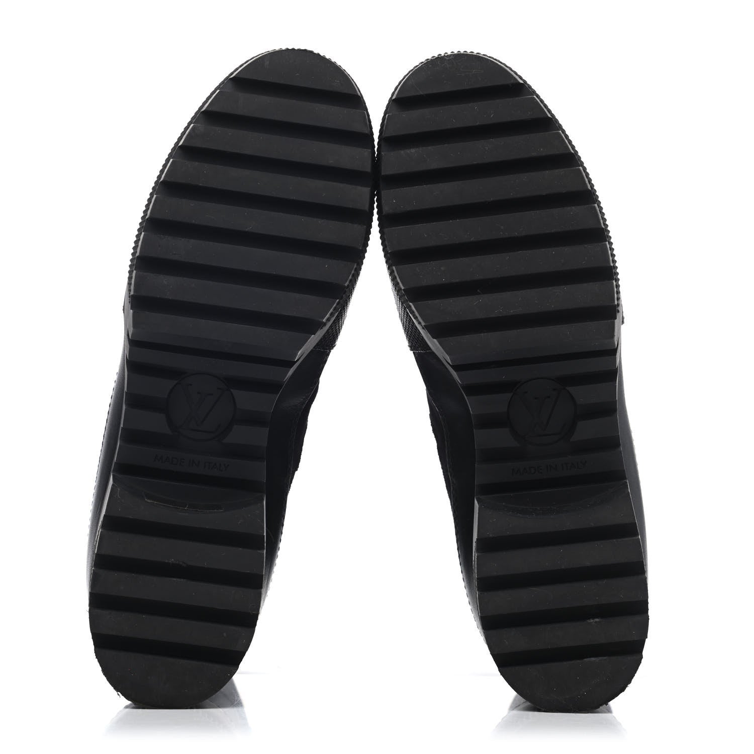 Louis Vuitton Suede Calfskin Monogram LV Black Heart Laureate Platform Desert Boots 38 Black 4 of 4