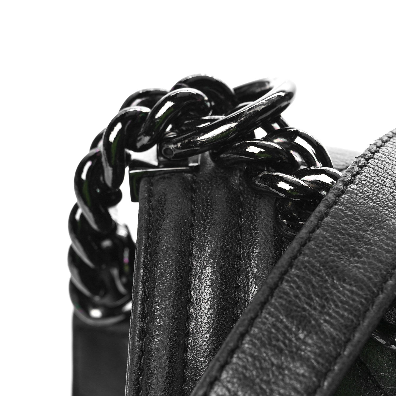 Chanel Caviar Quilted New Medium Boy Flap So Black 16 of 17