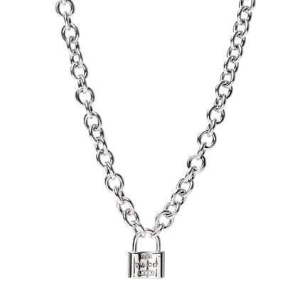 Tiffany Sterling Silver 1837 Lock Charm Necklace 1 of 4