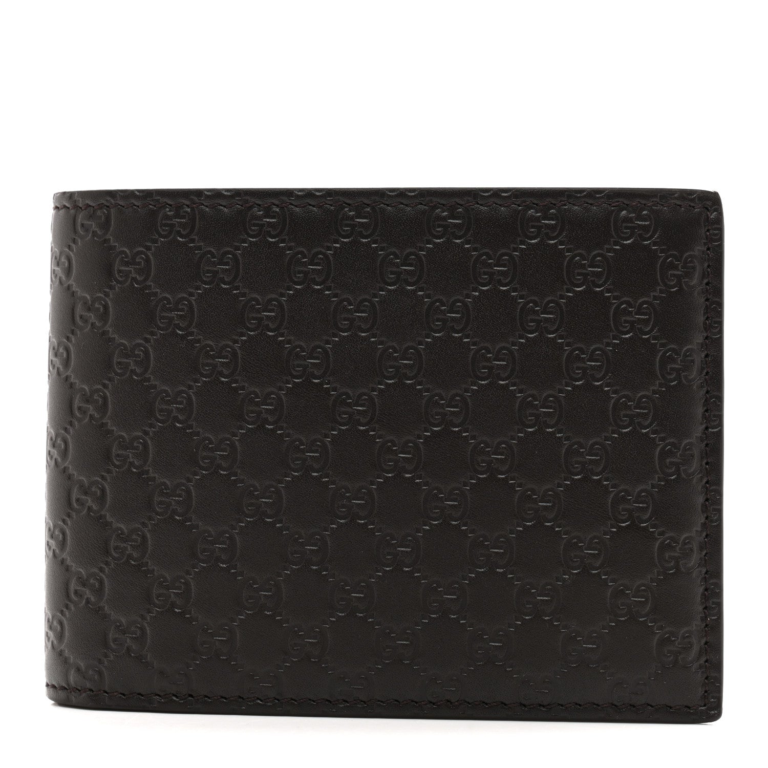 Gucci Micoguccissima Bi-Fold Wallet Brown 1 of 8