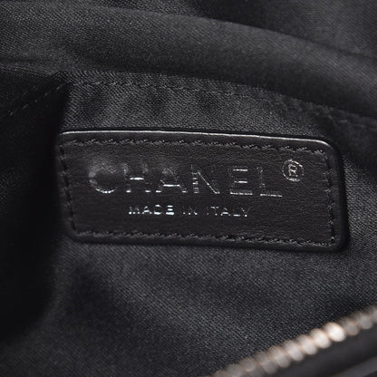 Chanel Lambskin Quilted Banane Waist Bag Fanny Pack Black 6 of 8