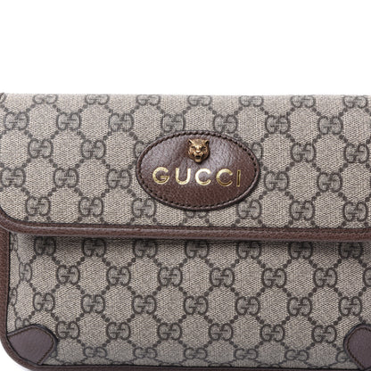 Gucci GG Supreme Monogram Neo Vintage Web Belt Bag Brown 9 of 9
