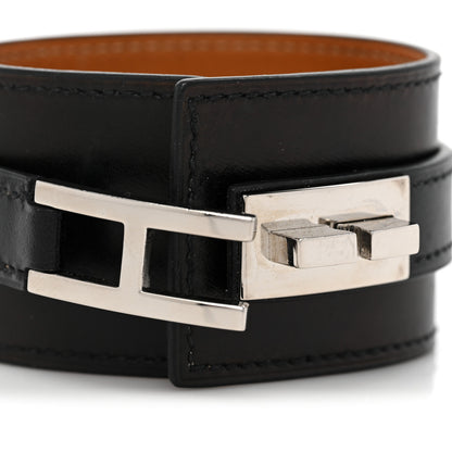 Hermes Box Manchette Drag Bracelet T2 Black 4 of 7
