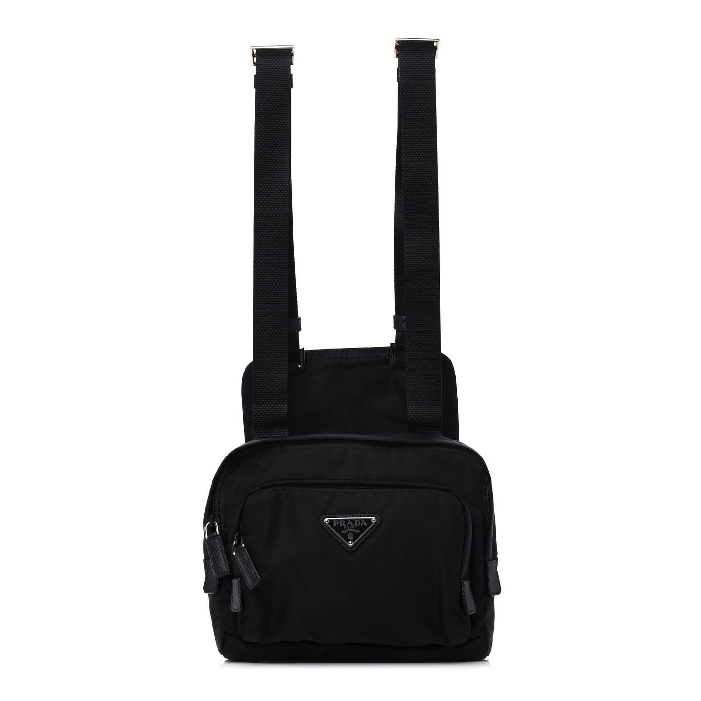 Tessuto Nylon Montagna Harness Bag Black
