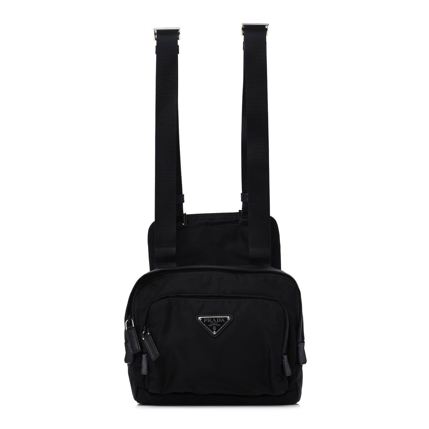Prada Tessuto Nylon Montagna Harness Bag Black 1 of 8