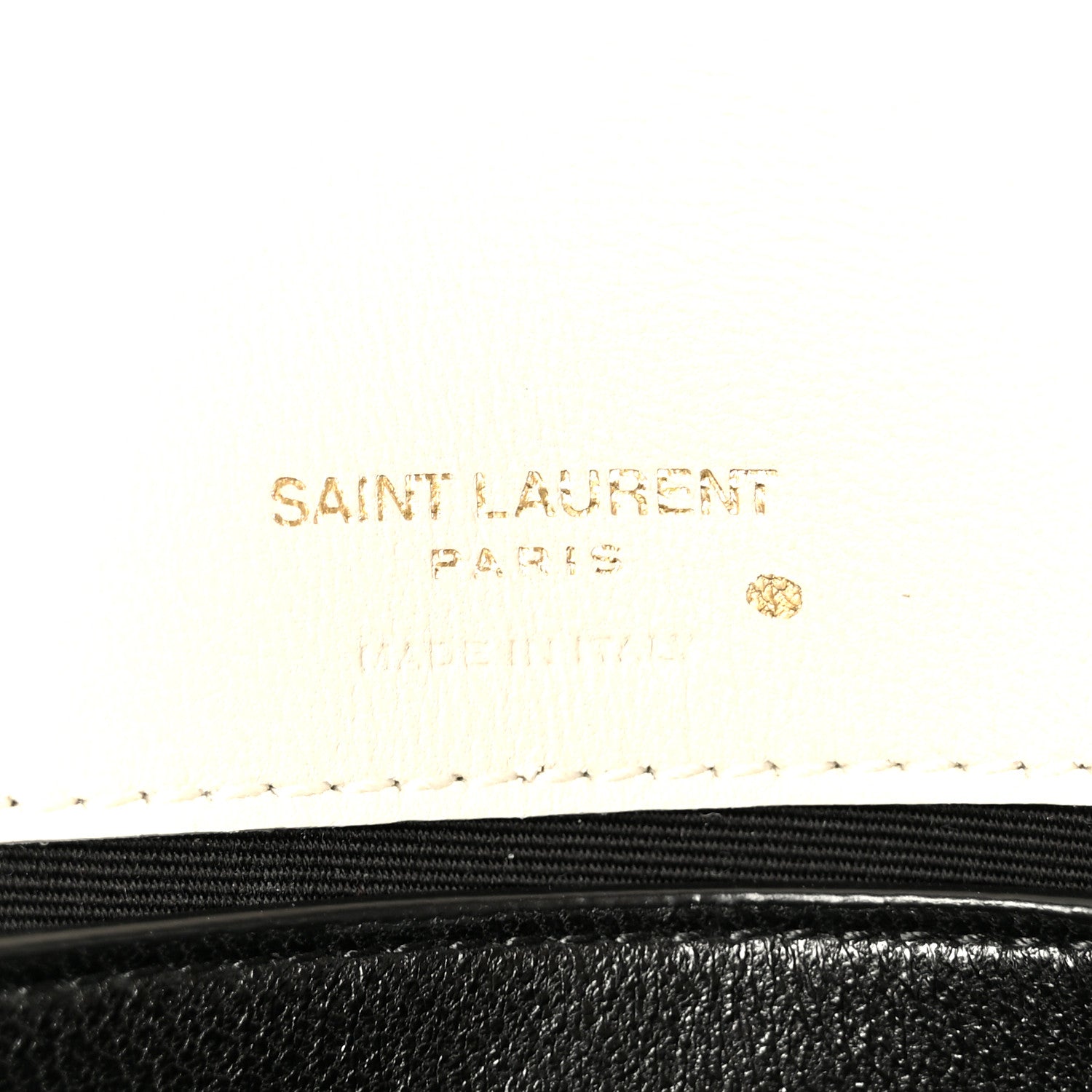 Saint Laurent Lambskin Chevron Quilted Mini LouLou Crema Soft 7 of 14