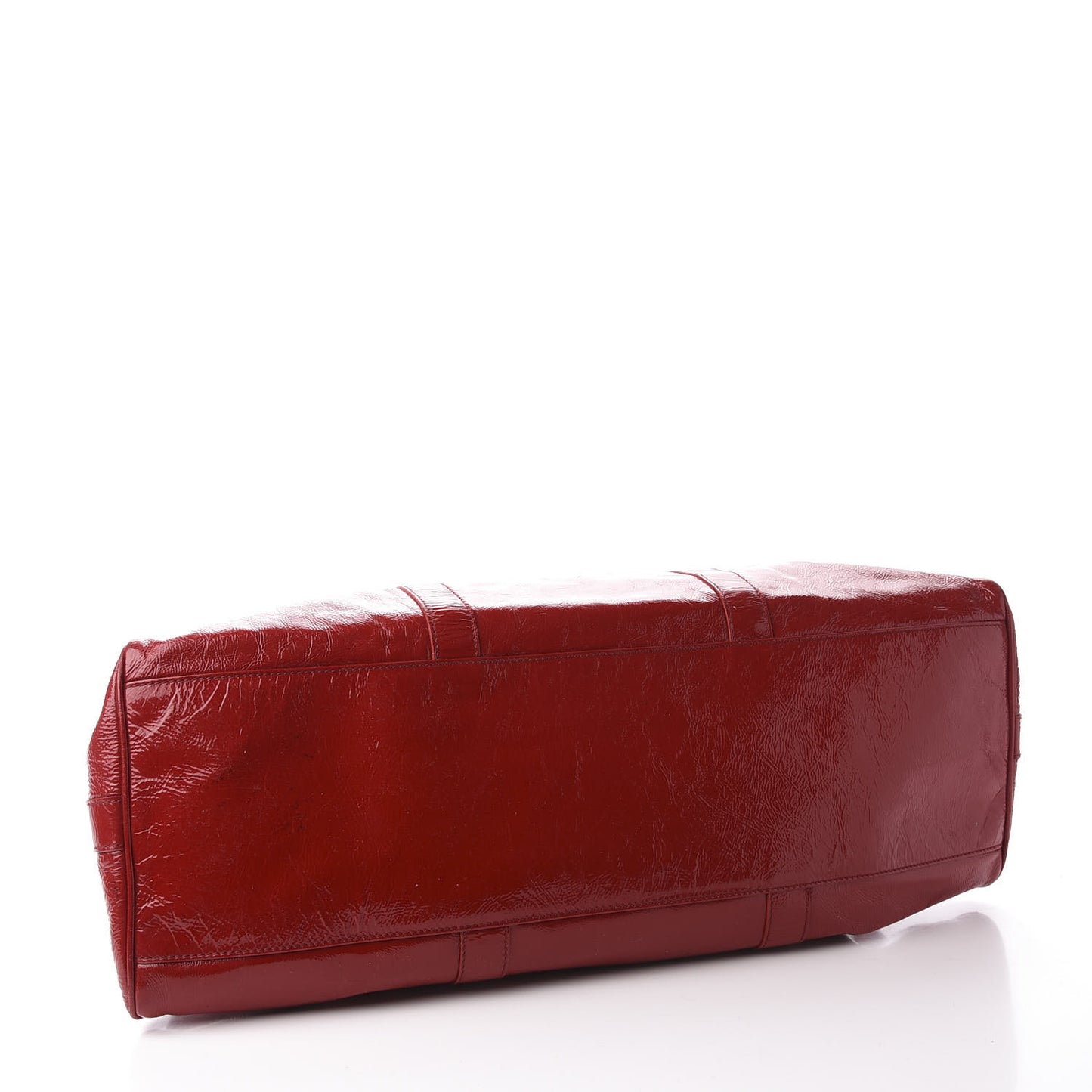 Vitello Naplak Oversized Bag De Jour Rosso