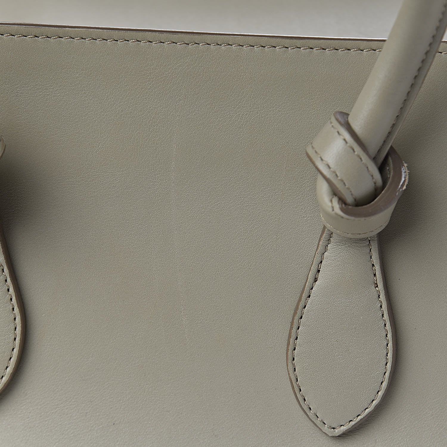 Celine Smooth Calfskin Mini Tie Knot Tote Light Taupe 12 of 20