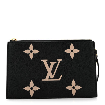 Louis Vuitton Empreinte Monogram Giant Neonoe MM Pochette Black Beige 1 of 9