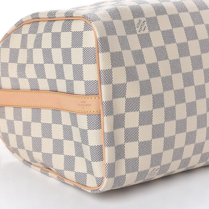 Louis Vuitton Damier Azur Speedy Bandouliere 30 8 of 9