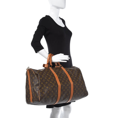 Louis Vuitton Monogram Keepall Bandouliere 50 3 of 22