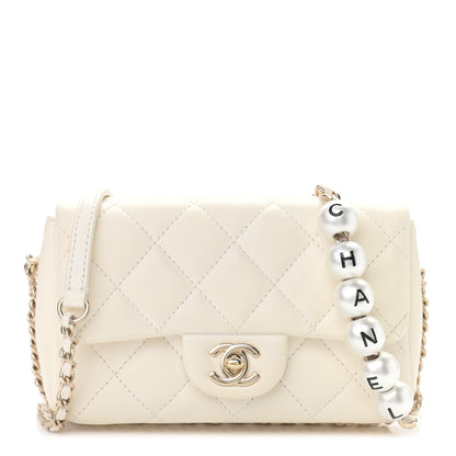 Chanel Lambskin Quilted Mini My Precious Flap White 1 of 11
