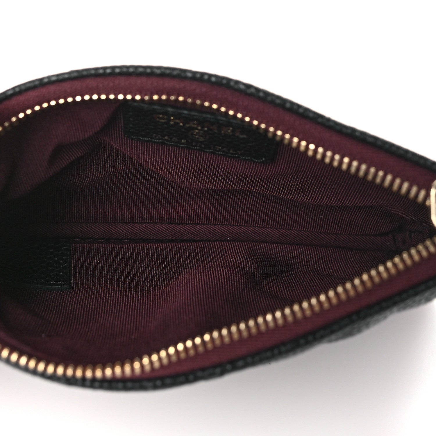Chanel Caviar Quilted Small Cosmetic Case Black 5 of 8