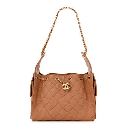 Chanel Caviar Quilted Small Chanel 25 Handbag Brown 1 of 11