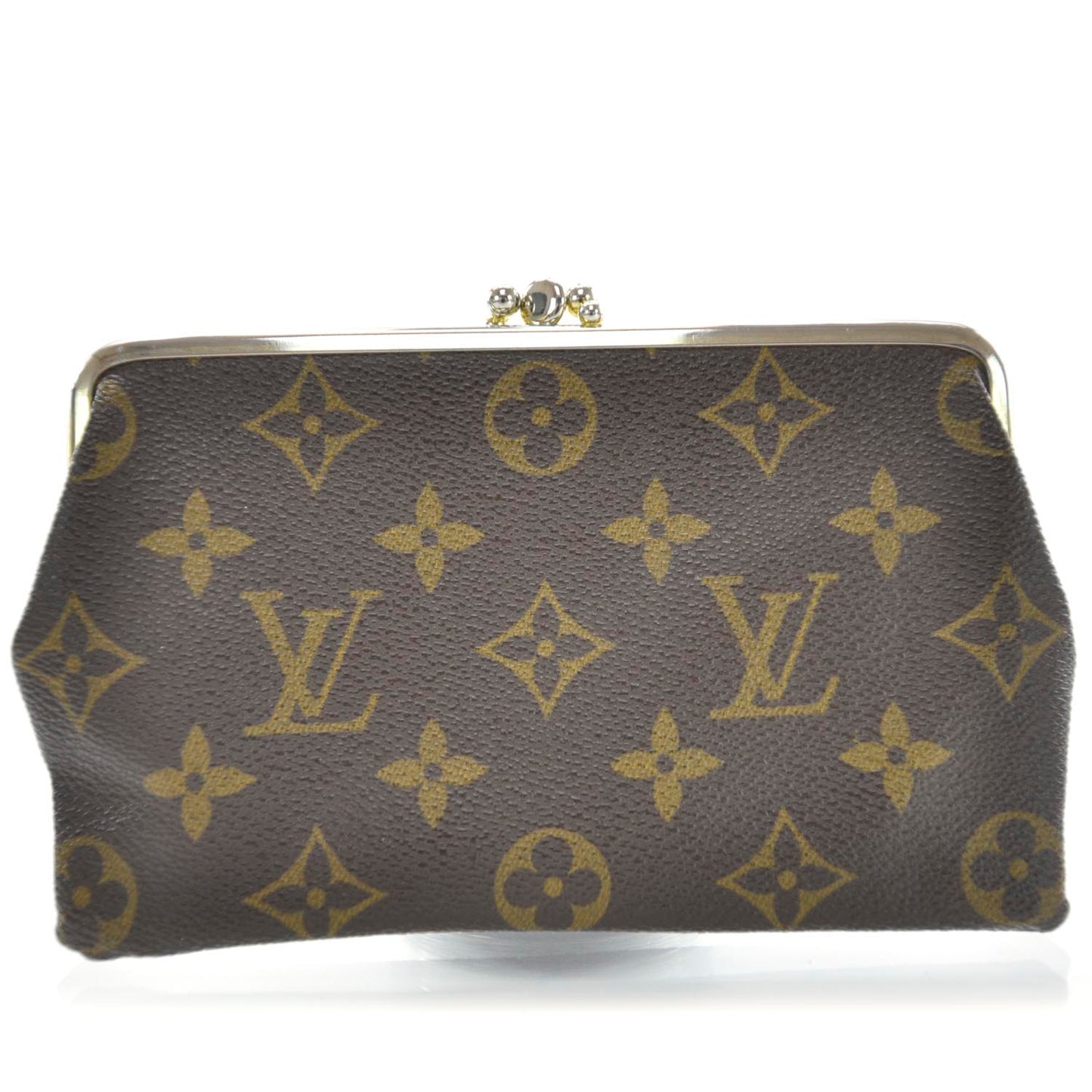 Monogram Kisslock Coin Purse