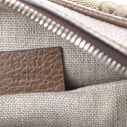 Gucci Monogram Mini Bree Messenger Bag Beige Tabacco 6 of 12
