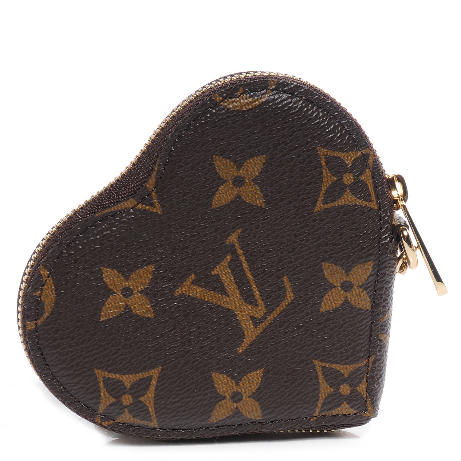 Louis Vuitton Monogram Leopard Coeur Heart Coin Purse Blanc Corail 3 of 8