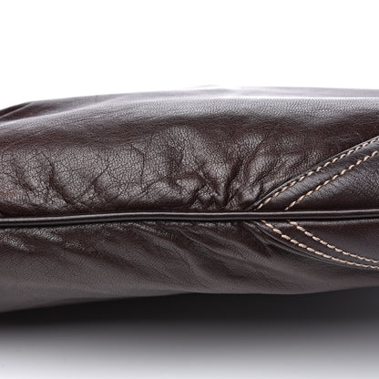 Gucci Calfskin Medium New Britt Hobo Dark Brown 8 of 13