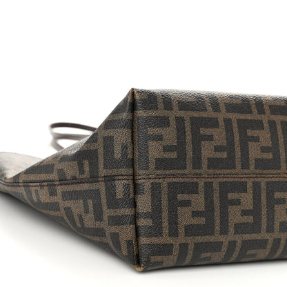 Fendi Zucca Spalmati Medium Roll Tote Tobacco Fuxia 8 of 10